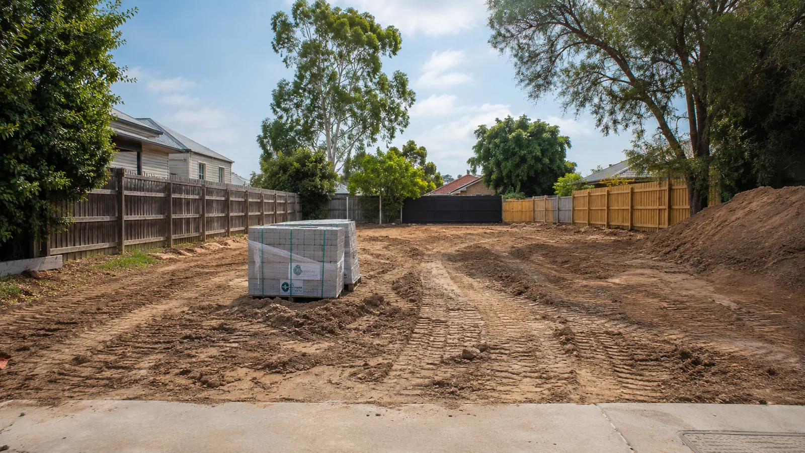 New residential home construction